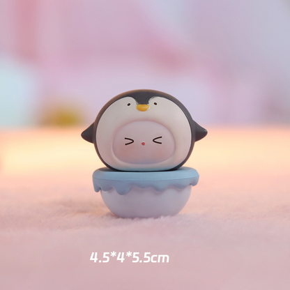Comes with fragrance and a wobbly figurine gift Office decoration figurine resin tabletop cute little ornament