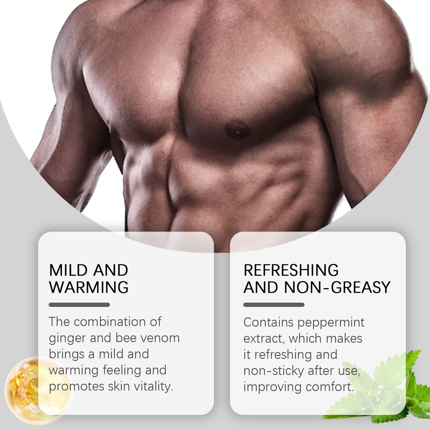 Men's Chest Spray, Breast Contour Gentle Skin Care Spray