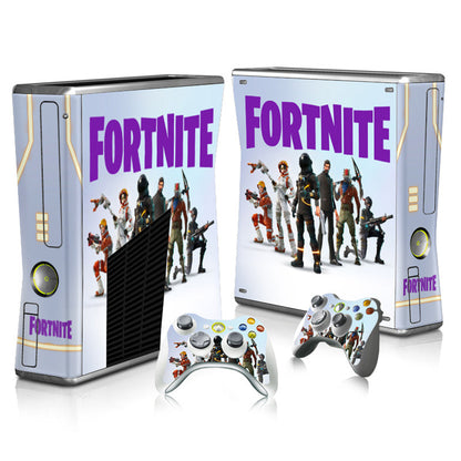 Xbox 360 Slim Full Body Color Membrane Stickers with Scratch-Resistant Protection