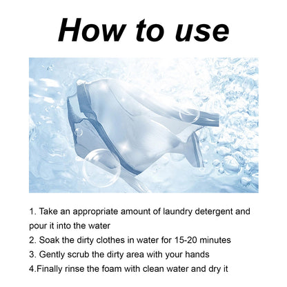 Active Enzyme Laundry Cleaner, Deep Cleansing Clothing Removes Stubborn Stains Gently And Does Not Irritate
