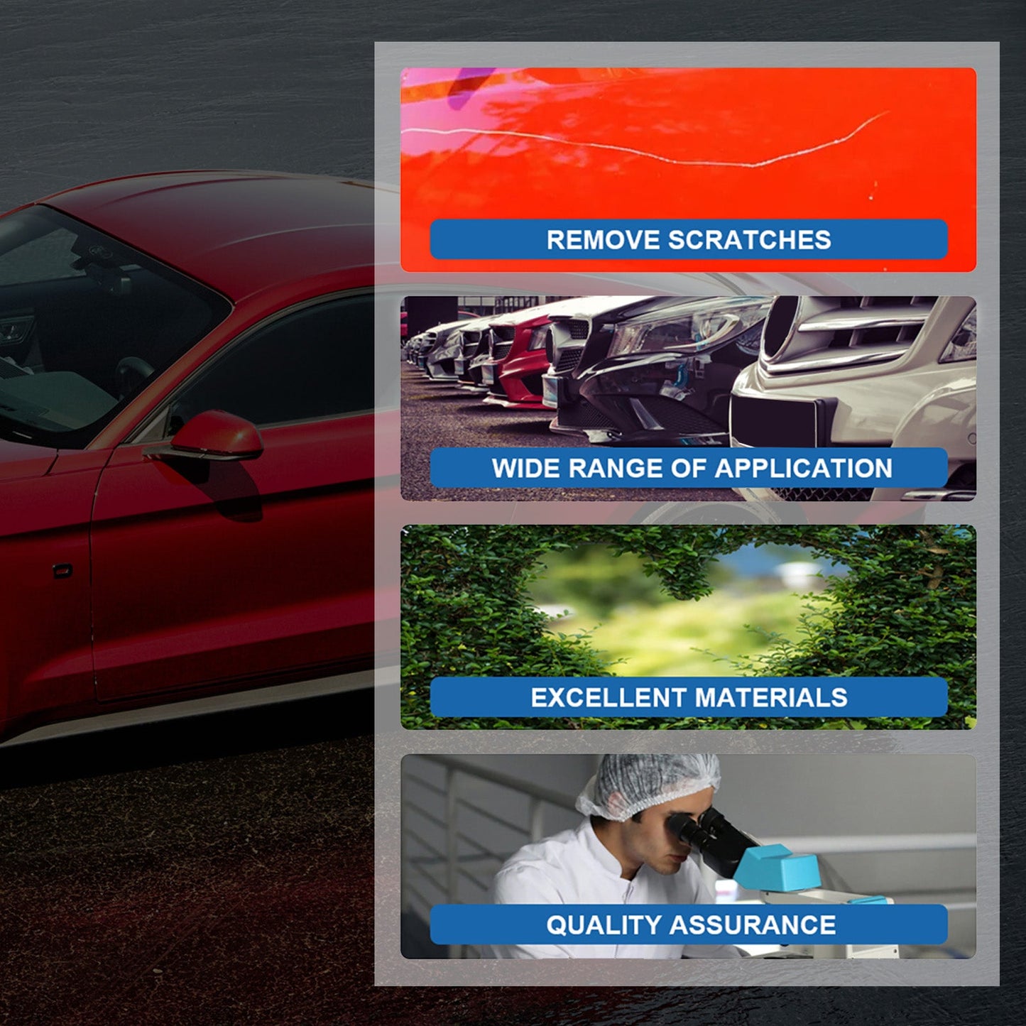 Car Scratch Remover, Car Paint Scratches Repair And Repair Paint Polishing And Refurbishing Maintenance Agent