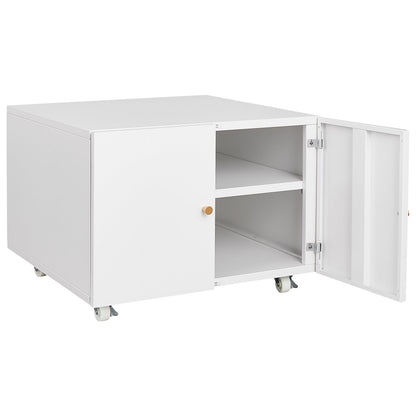 Office furniture Copier Cabinet white mobile pedestal file Printer Stand