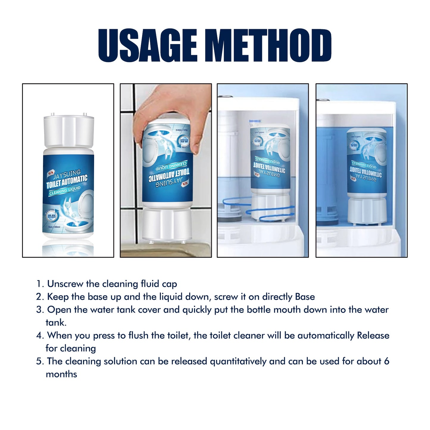 Toilet Cleaning Solution, Toilet Descaling And Deodorizing Cleaning Urine Stains Cleaning Solution