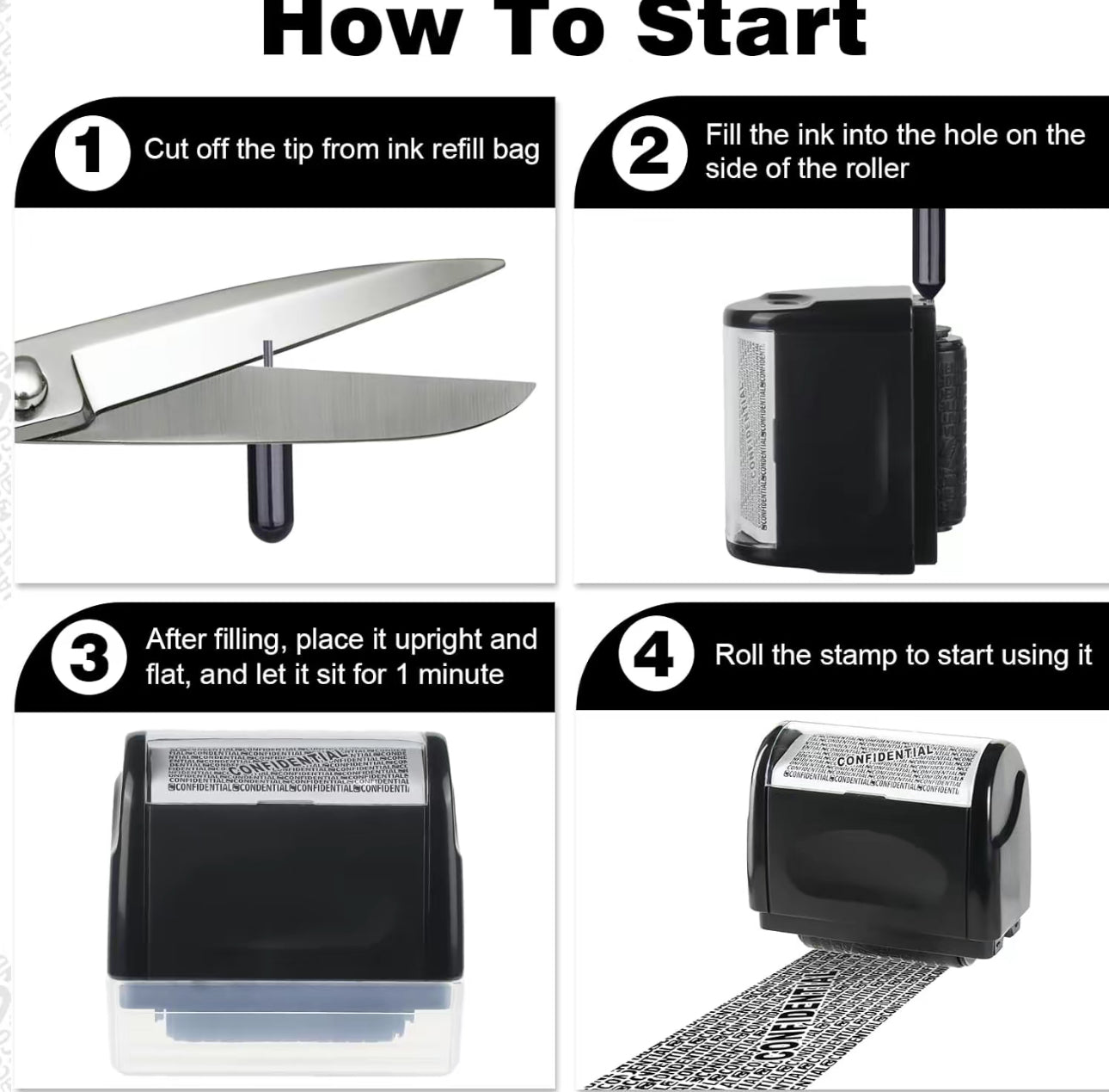 InfoGuard Roller Stamp