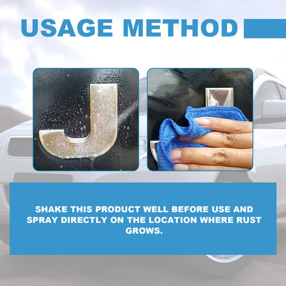 HOMONTH Iron Powder Remover, Decontamination Refurbishing Spray For Metal Parts Of Bicycle Wheels