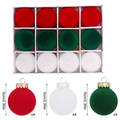 6cm Christmas ball, Christmas tree ornament, holiday decoration