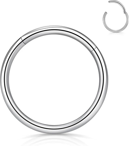 18g- steel hoop-silver-10-1