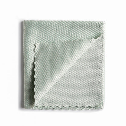 Fish Scale Rag Absorbs Water And Is Not Easy To Lose Hair Kitchen Dishcloth Wipes Glass Without Leaving Prints For Household Cleaning Fish Scale Cloth