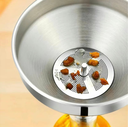 SmartStrain Kitchen Oil Funnel Filter