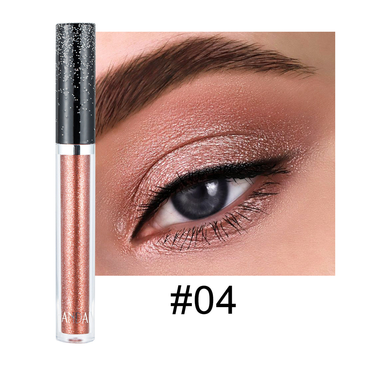 HANDAIYAN 12 Color Single Diamond Liquid Eye Shadow Psychedelic Pearly Shiny Eye Shadow Lying Silkworm Tear Makeup Eye Shadow Liquid