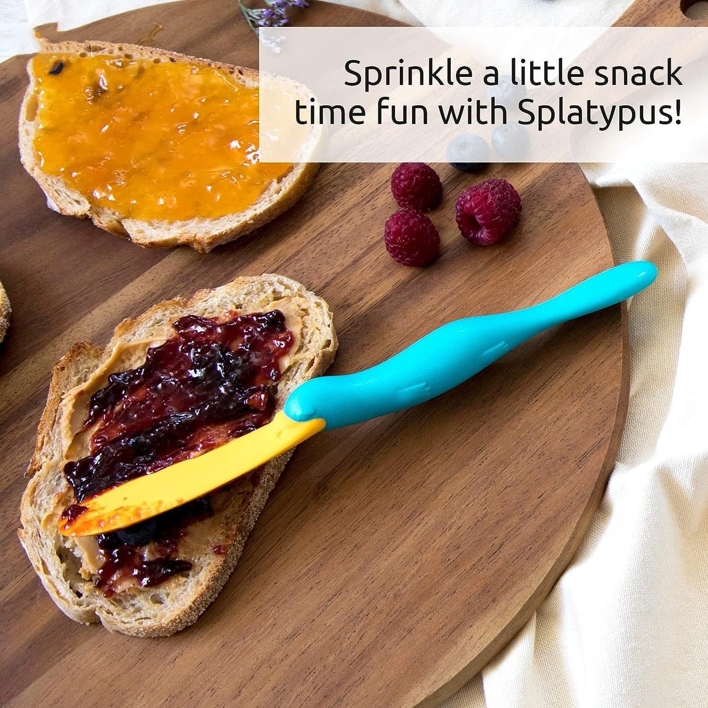 Silicone platypus toast spreading stick creative bread pie spreading knife seasoning brush cheese butter scraper
