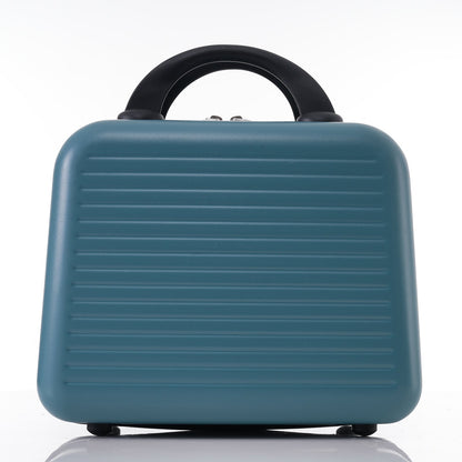 Carry-on Luggage 20 Inch Front Open Luggage Lightweight Suitcase with Front Pocket and USB Port, 1 Portable Carrying Case  Blue