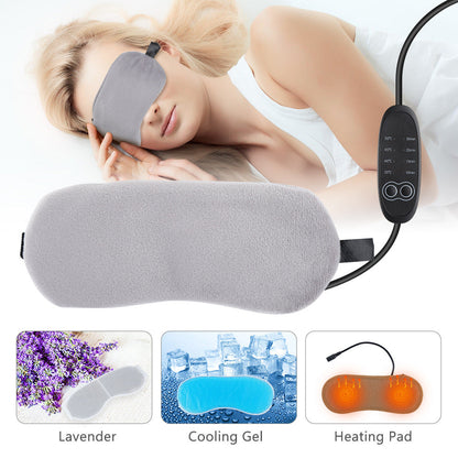 Lavender Steam Hot Compress Eye Mask USB Constant Temperature Cold And Hot Compress Shading Eye Mask