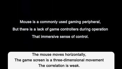 Shooting Game Mouse Gun style Vertical Handle Grip Trigger Features Pistol Vertical Dedicated Wired Peripheral