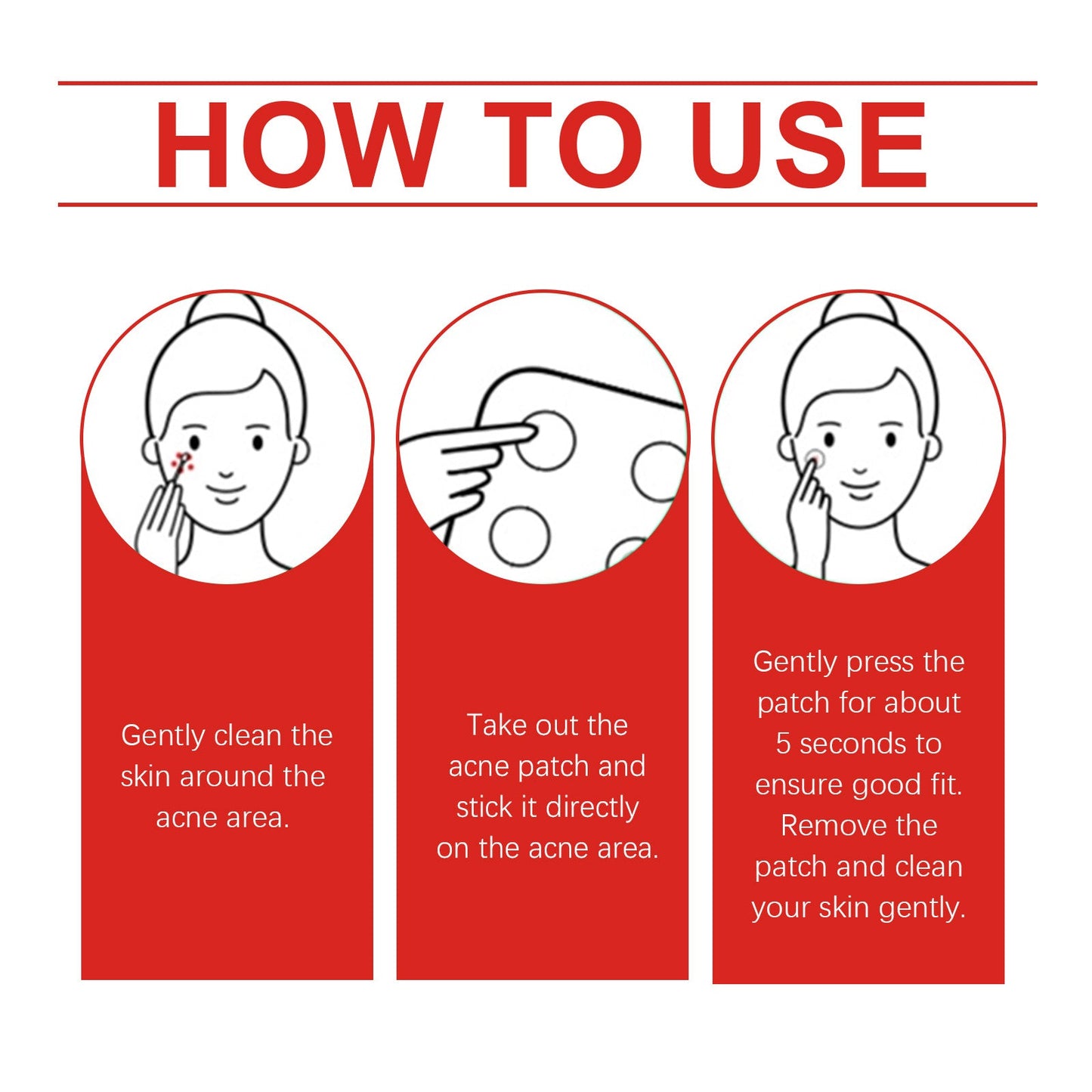 Acne Patch Semi-Transparent Acne Cover Patch Comfortable, Gentle, Easy To Apply Makeup, Waterproof And Breathable