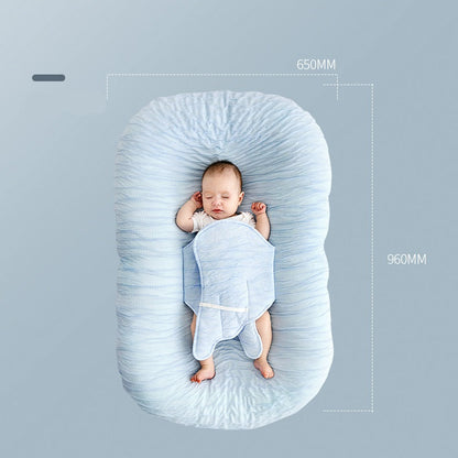 Crib middle bed newborn baby bionic bed security comfort anti startle anti pressure baby bed womb bed