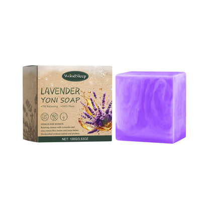 Lavender Scented Soap, Relieve Itching And Discomfort Of Female Body, Remove Odor And Mild Moisture