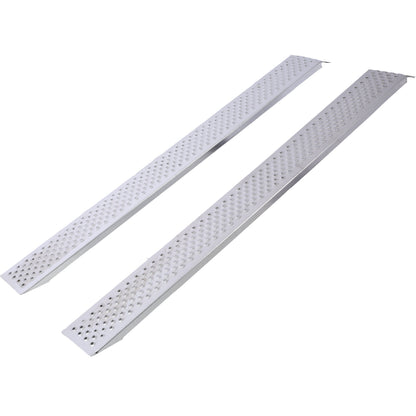 Aluminum ramp, 78 "Lx8.5" W lightweight loading ramp, 880 pounds/PR capacity, portable ramp, 2PCS