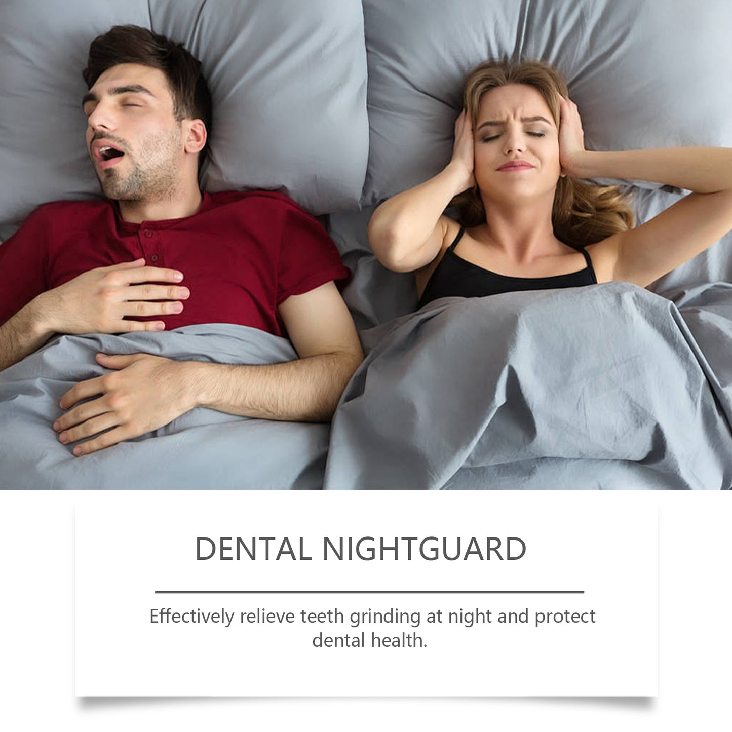 Pink Night Molar Mouth Guard Prevents Sleep Snoring Bite Molar Mouth Guard Protects Teeth