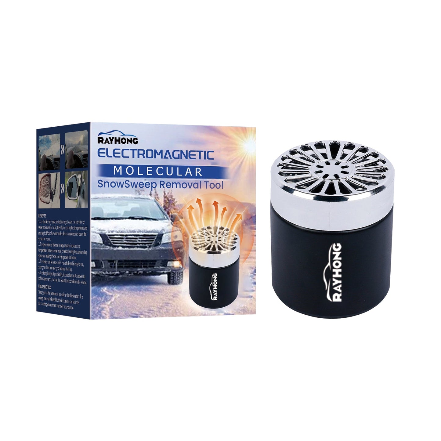 Snow Remover, Car Windshield Snow Melt Defogging Fast And Easy Deicing Heater