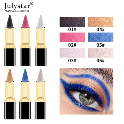New Colorful Easy Coloring Non Staining Eyeliner Waterproof Non Fading Eyeliner Paste Pen
