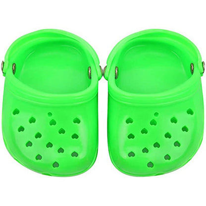 Heart Shaped Pet Dog Hole Shoes Silica Gel Wear-Resistant Breathable Slippers Dog Sandals Pet Decorations
