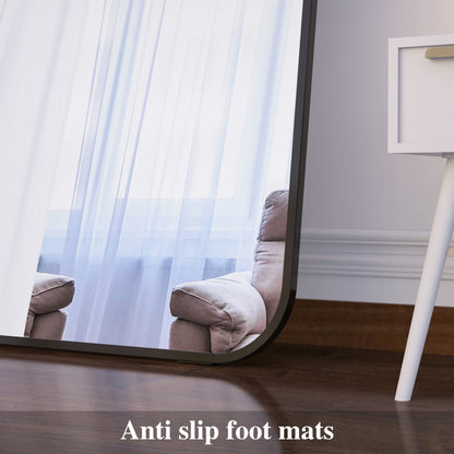 71"×32" Big Full Body Mirror for Bedroom Oversized Floor Mirror Large Standing Mirror Living Room Dressing Mirror Leaning Agains