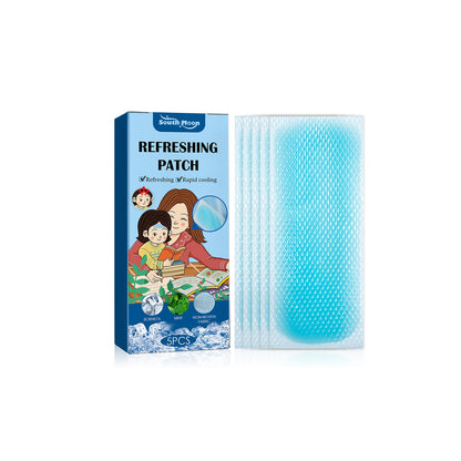 Cool Down Patch Cool Up Hydrogel Cartoon Ice Patch Quick Cool Down Compress