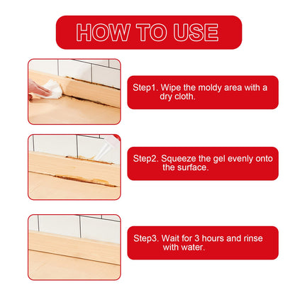 Mildew Removal Gel Cleaner For Kitchen Refrigerator Bathroom Wall Tile Mildew Stains