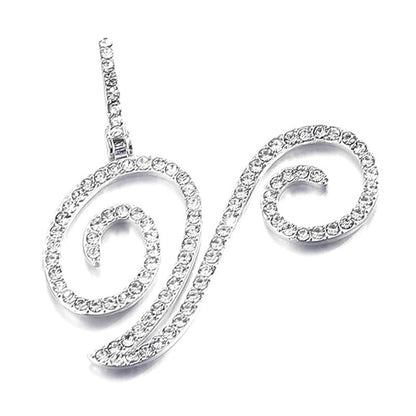 Hip hop accessories grass letter pendant melon seed buckle Cuban chain accessory