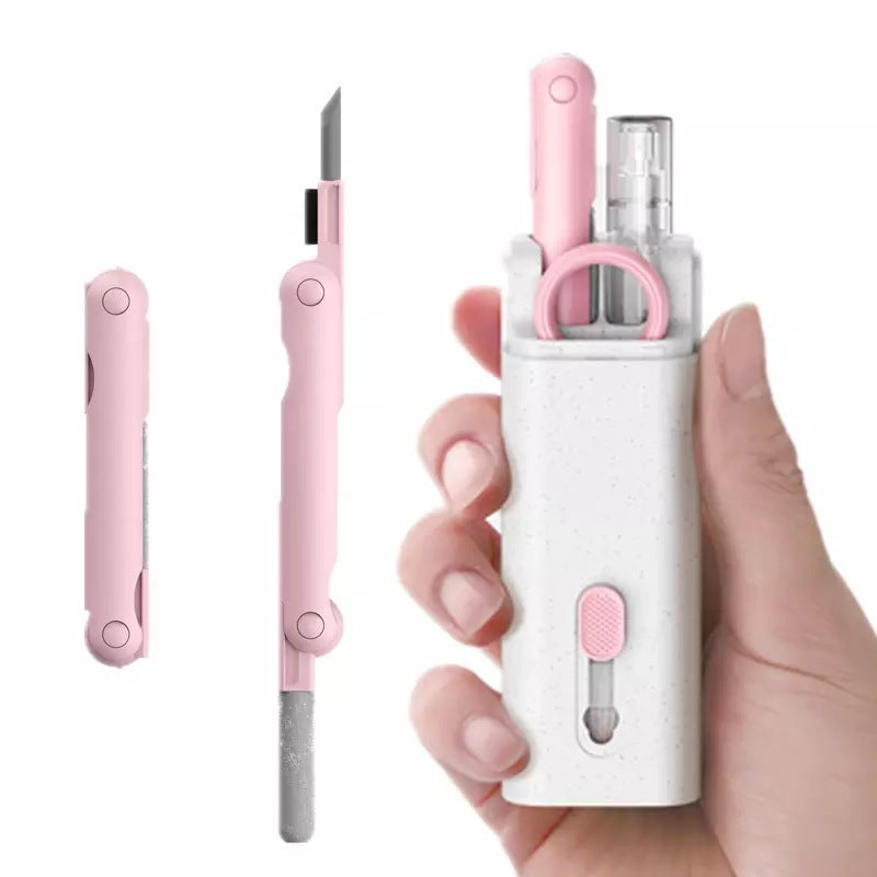 7 in 1 Multifunctional Cleaning Kit Keyboard Cell Phone Screen Cleaning Artifact Bluetooth Headset Mini Cleaning Pen