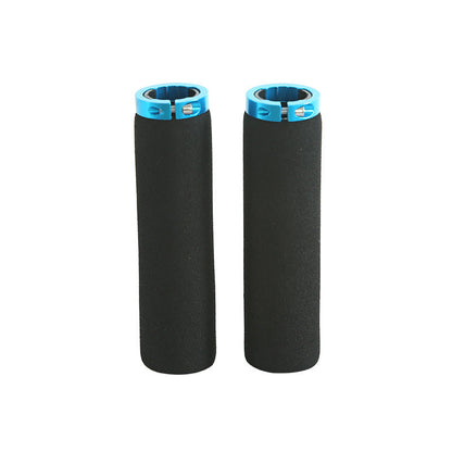 Bicycle Sponge Handle Cover Unilateral Bilateral Locking Mountain Bike Grip Non-Slip Sweat-Absorbing Foam Cotton Handle Gloves