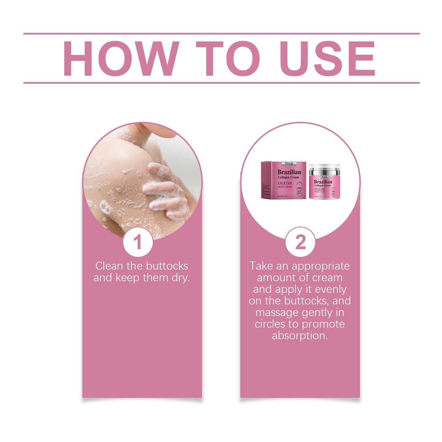 Collagen Butt Cream, Butt Care Lift Hydrating And Moisturizing Butt Line Massage Cream