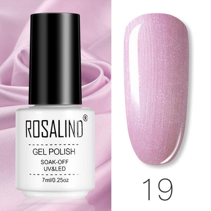 ROSALIND Gel Polish Set Manicure for Nails Semi Permanent Vernis top coat UV LED Gel Varnish Soak Off Nail Art Gel Nail Polish