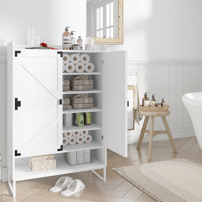 Shoe Cabinet with Doors, 6-Tier Shoe Storage Cabinet with Adjustable Shelves, Wooden Shoes Rack Shoe Storage Organizer