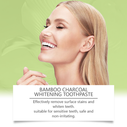 Bamboo Charcoal Toothpaste Freshen Breath, Brightening Teeth And Improving Yellow Tooth Stain Removal Toothpaste