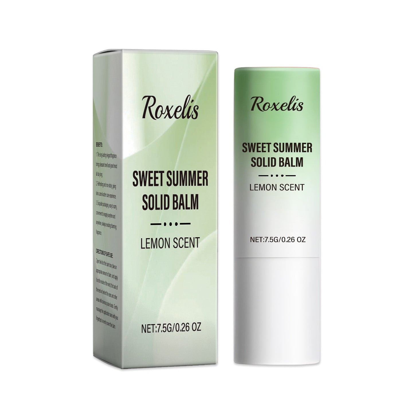 Sweet Summer Solid Balm Series Fresh And Elegant Portable Care Solid Balm With Fragrance And Charm