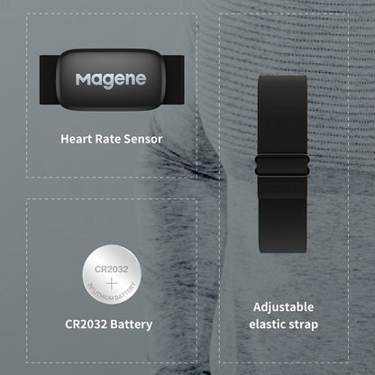Magene McKing Heart Rate Belt Sensor Cycling Computer Heart Rate Monitor Heart Rate Waterproof Bluetooth ANT+