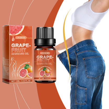 Grapefruit Massage Essential Oil, Moisturizing Repair Moisturizing Body Skin Soothing Massage Skin Care Essential Oil