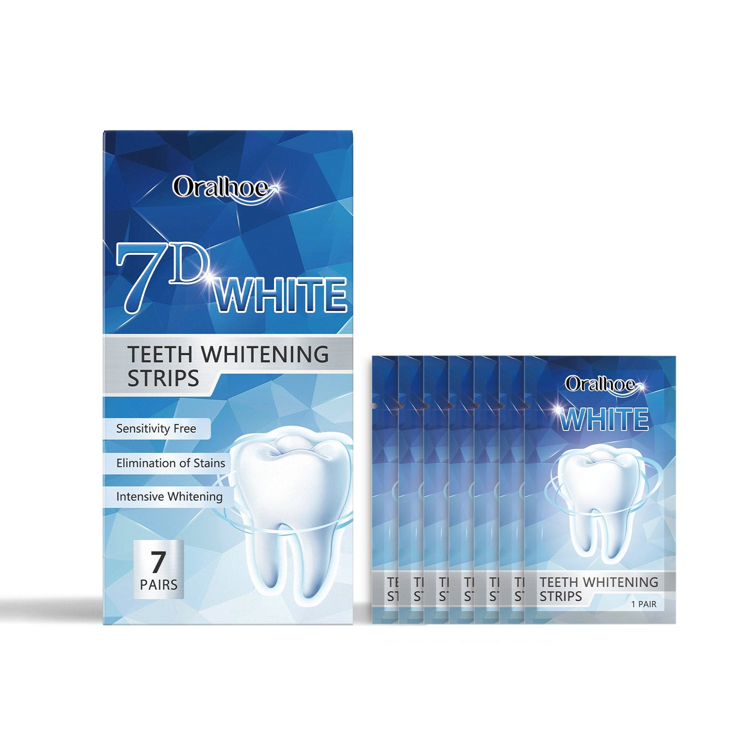 Brightening Tooth Strips, Refreshing Breath And Gently Cleaning Teeth Stains Brightening Tooth Care Strips