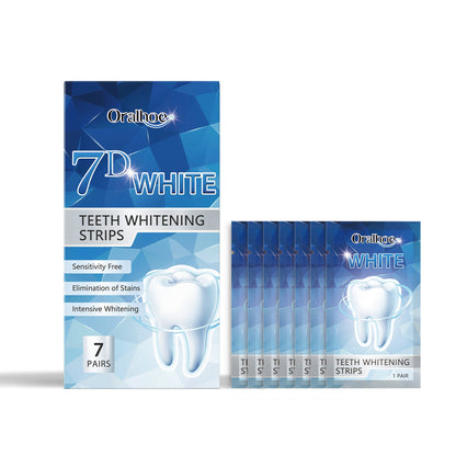 Brightening Tooth Strips, Refreshing Breath And Gently Cleaning Teeth Stains Brightening Tooth Care Strips
