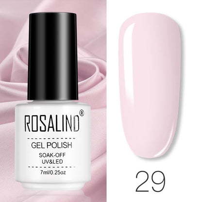 ROSALIND Gel Polish Set Manicure for Nails Semi Permanent Vernis top coat UV LED Gel Varnish Soak Off Nail Art Gel Nail Polish