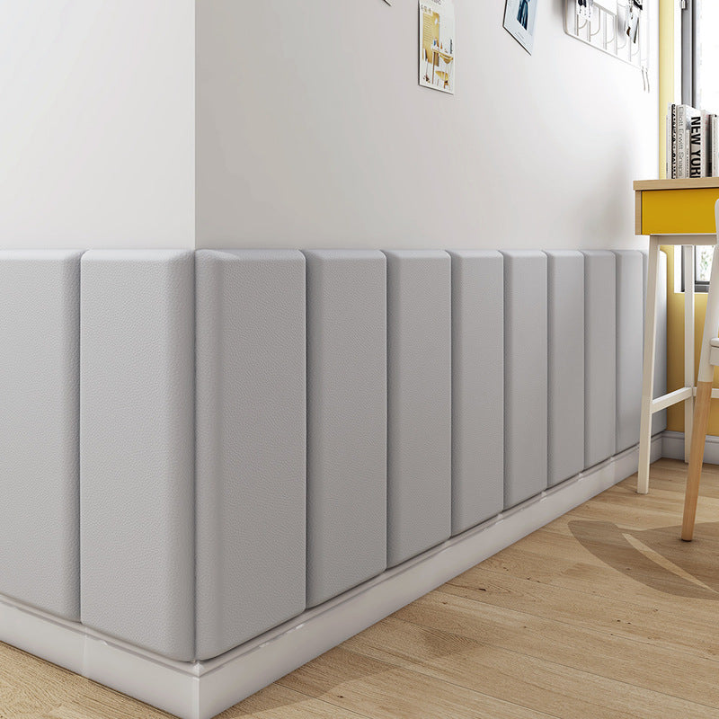 Kids' 3D Wall Stickers, Self - adhesive Soft Leather Bags, Anti - collision Wall & Bedhead Panels, 2 - 8 pcs