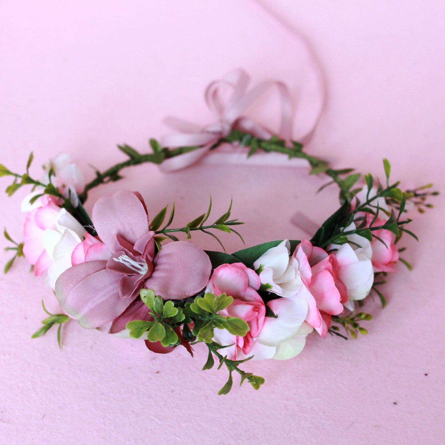 Hawaiian Vacation Wreath Headwear Beautiful Bridal Hairbands Wedding Hair Accessories Headwear Wreath