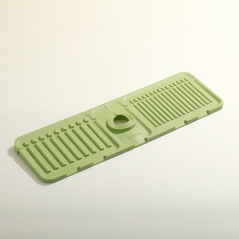 Heighten slope drain mat faucet sink splash mat drain mat pool non slip soap mat splash mat