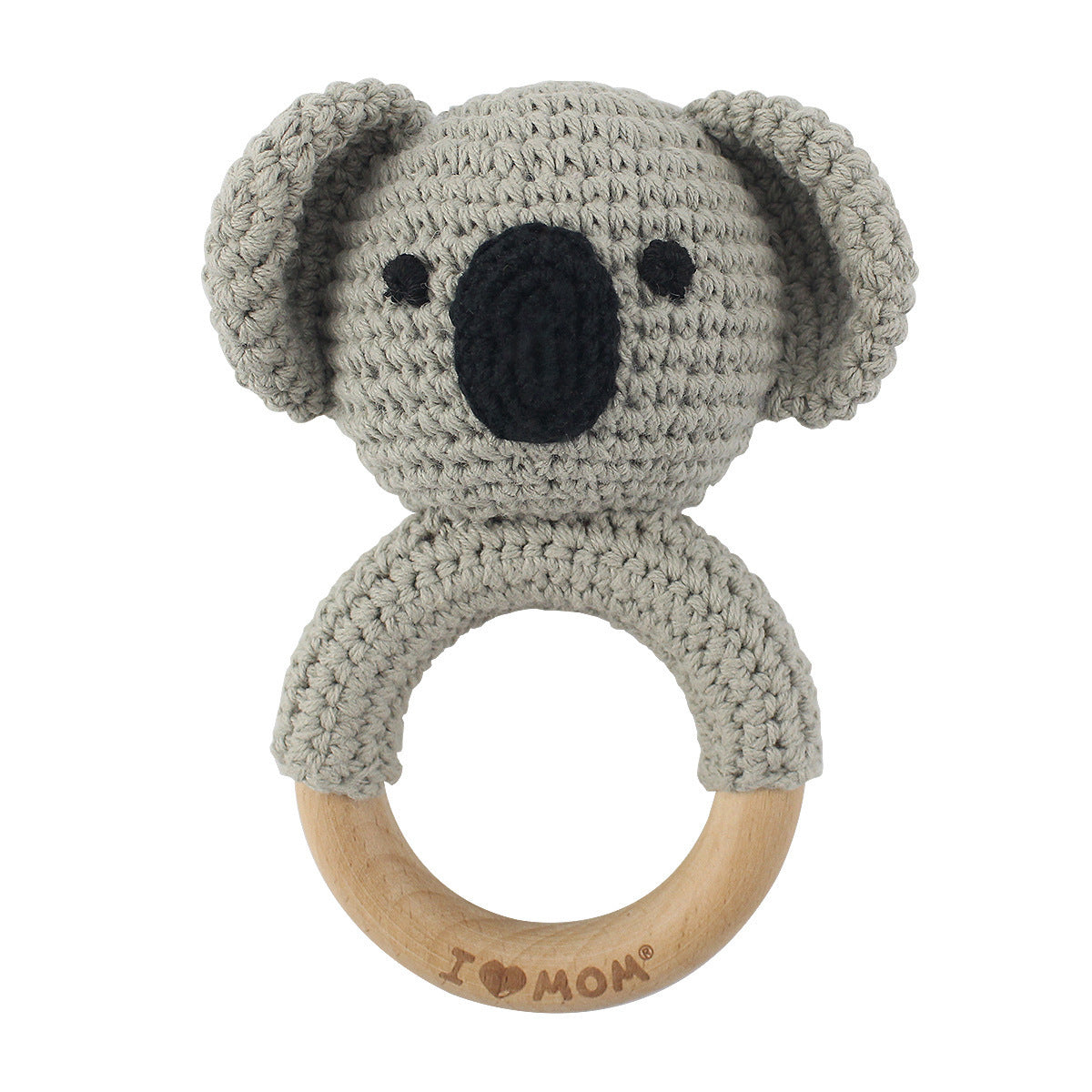 Carving Name Baby Soothing Bell Newborn Gift Bath Gift Knitted Cartoon Doll