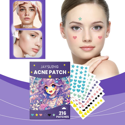 Color Acne Patch Covering Acne Print Face Patch For Comfort And Smoothness