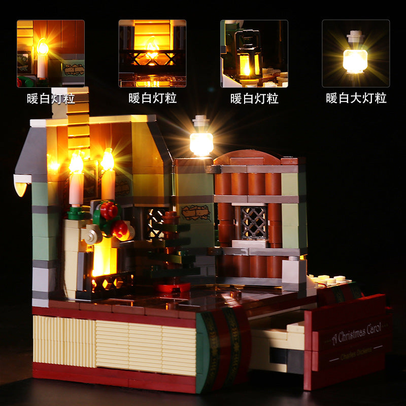 Vonado compatible with LEGO 40410 lighting pays tribute to Charles Dickens' Christmas Carol series LED lights