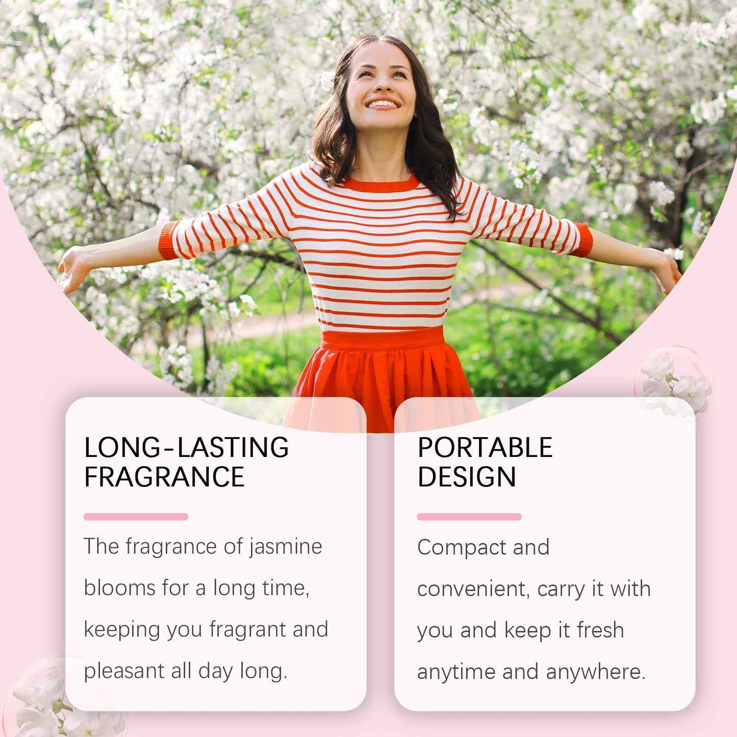 Sweet Summer Solid Balm Series Fresh And Elegant Portable Care Solid Balm With Fragrance And Charm