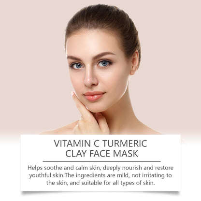 Vitamin C Turmeric Mud Film, Soft And Bright, Nourishing Facial Skin Moisturizing And Hydrating Turmeric Mud Film